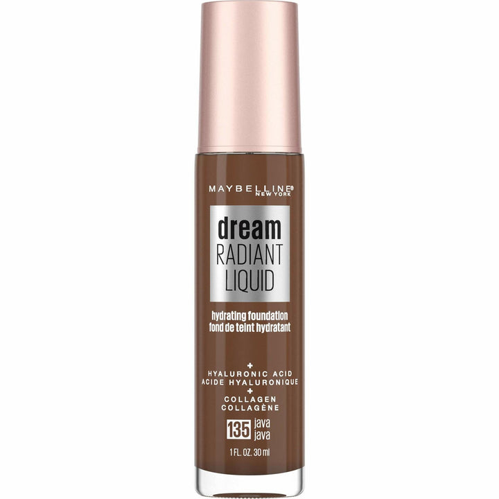 Dream Radiant Liquid Foundation – Medium Coverage, Hydrating (Java, 1oz)